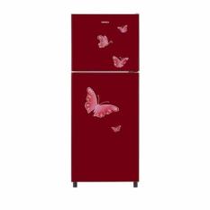 Sanken SK-G220MR Kulkas 2 Pintu 215 Liter - Merah (Khusus Jabodetabek)(Red)