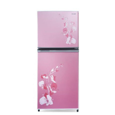 SHARP Kulkas 2 Pintu 272 Liter - SJ-315MD-FP - Merah muda - Khusus Jabodetabek