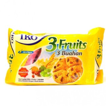 Biskuit Gandum 3 Fruits by IKO 178g