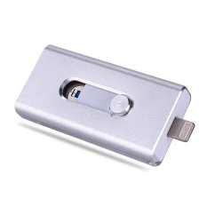 16GB NEW OTG USB Flash Drive For Apple iPhone iPad iPod Mobile USB Flash Disk Business USB Stick Flash Pen Drive(Silver) (Intl)
