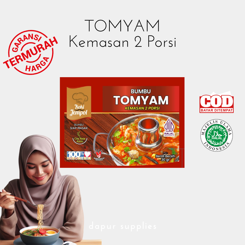 Jual Koki Jempol Bumbu Tomyam Suki Steamboat Ramen Kuah Goreng Miso