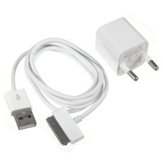 1M 3FT USB Data Sync Charger Cable for iPhone 3GS 4 G 4S iPod Touch Nano iPad2 3 (White)- Intl