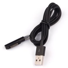 1m Magnetic Charging Cable for Sony Xperia Z3 L55t Z2 Z1 Compact XL39h (Black) - Intl