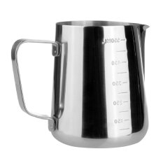 1pcs Latte Coffee Milk Pitcher Milk Latte Jug Cup Handgrip Tool Capacity 350/600/1000ML Pitcher With Scales 1000ml - Intl