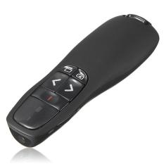 2.4 GHz R400 Wireless Presenter Receiver Pointer Remote Control - Black