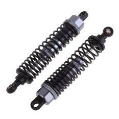2 Pieces Aluminum Shock Absorber for RC 1/10 Off-road Racing Car Himoto (Grey)