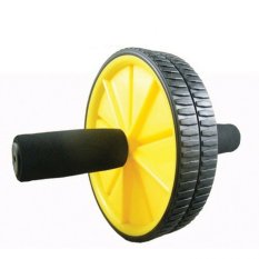 2 x Fitness Double Roller Exercise AB Wheel Fitness Abs Core Abdominal