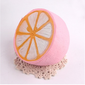 11CM Jumbo Squishy lemon Soft kawaii Cute fruit Slow Rising Decoration charm Scented Bread Cake kid