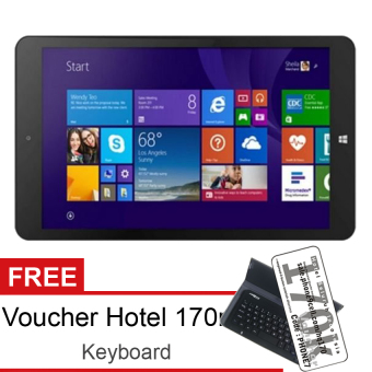 Advan Vanbook W100 - 16GB - Hitam + Gratis Keyboard + Voucher Hotel 170rb