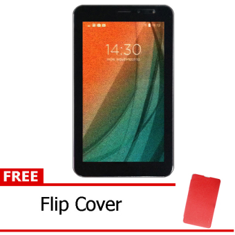 Advan Vandroid i7A 4G LTE Coffee + Free Flip Cover Merah