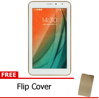 Advan Vandroid i7A 4G LTE – White + Free Flipcover Gold