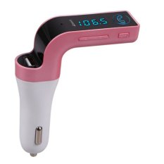 Bluetooth FM Transmissor Handsfree Car Kit MP3 Music Player adaptador de rádio com USB único carregador de carro