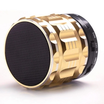 Bluetooth Speaker with MP3 Player S28 - Gold  