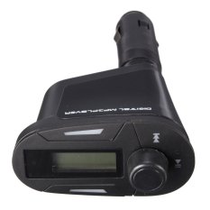 Car Kit Bluetooth Hands-free FM Transmitter Modulator SD MP3 Player USB Charger (Red)
