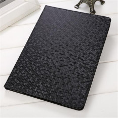 Diamond Pattern Flip Leather Case Cover Glitter Simple Smart Stand Leather Case For Apple iPad Mini 1/2/3(Black)