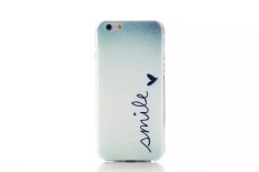 Fashion Style Colorful Painted TPU Case Back Cover Protector Skin for Apple iPhone 6 4.7 Inch Smile