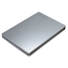Harddisk External Toshiba Canvio Slim II 1 TB for Mac & Windows - Silver