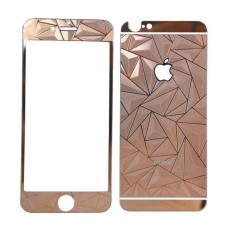 Hifi Tempered Glass 3d Diamond For Iphone 6 (4.7) Depan & Belakang) (0.26mm) Gold