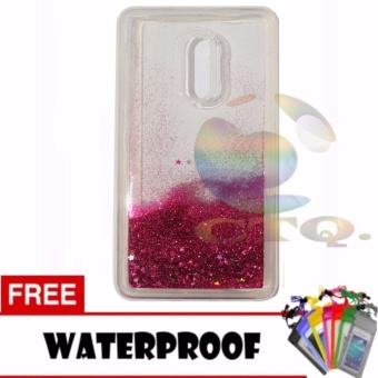 Icantiq Case Xiaomi Redmi Note 4X Softcase Water Glitter Soft BackCase / Sillicone Blink Blink Gliter