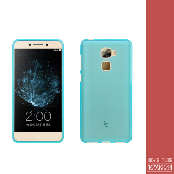 NOZIROH LEECO LE PRO 3 PRO3 Silicon Cover 360° Flexible Frosted Phone Case With Anti Scratch Shock Proof Function Blue Color