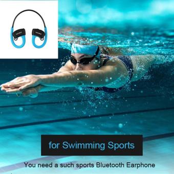 China merek telepon kepala Dacom P10 IPX7 Waterproof Bluetooth earphone untuk pelari olahraga/renang Stereo nirkabel earbud Headset untuk musik/panggilan bebas genggam - International