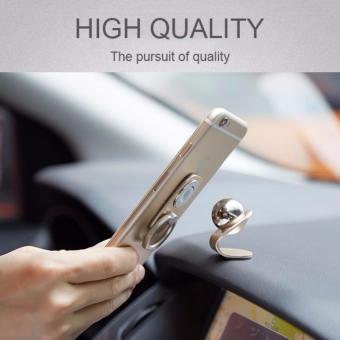 HG iRing Magnetic 360° Rotation Smart Phone Car Mount Holder + Ring Finger Grip Phone Stand