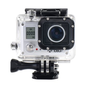 AMKOV 20MP 1080P Waterproof 30M Wifi Full HD Action Sports Camera (Silver)