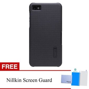 Nillkin For BlackBerry Z10 Super Frosted Shield Hard Case Original - Hitam + Gratis Nillkin Screen Protector