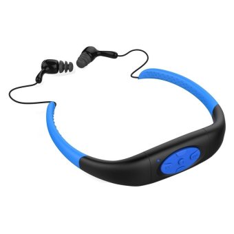 IPX8 Head Wearing Type Waterproof 8GB Water Resistant High Stereo MP3 Player (Black)