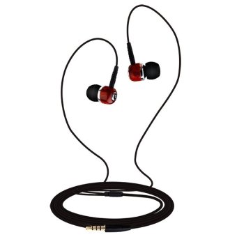 Takstar Hi1200 in ear wooden earphone earbud headphone headset with microphone - Intl