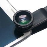 Universal Clip Lens Good Product - Macro/Wide/FishEye - Hitam