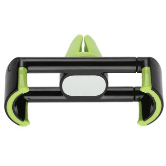 Cocotina Universal 360° Rotating Accessories Auto Interior Car Air Vent Mount Cradle Holder for Mobile Phone GPS (Black & Green)