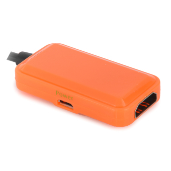 ZUNCLE Micro USB MHL to HDMI Adapter Cable(Orange + Black)