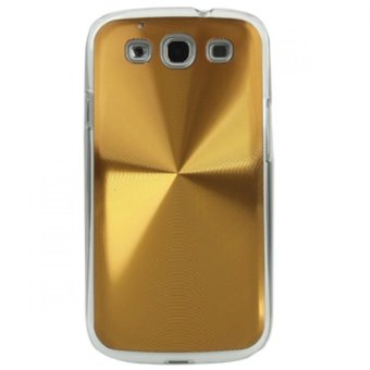 Crystal Case Alumunium Untuk Samsung Galaxy SIII / i9300 - Emas