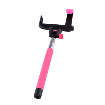 ZUNCLE Z07-5(V2) Bluetooth Tripod Selfie Rotary Extendable Handheld Camera Tripod Mobile Phone Monopod for IOS Android(Pink)