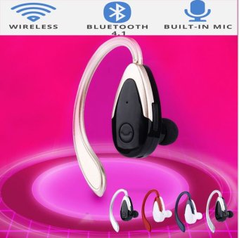 Gshop Headset V19 Hight- end Luxury Wireless Bluetooth Stereo In-Ear Earphone Headphone Headset For Smart Phone With Earhook