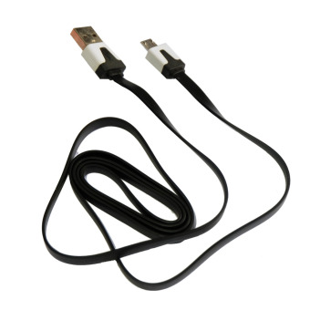 Cantiq Micro USB To USB PowerBank Long Cable Charger Data Sync Cord For Smartphone/Cable Data Micro Powerbank Panjang - Hitam