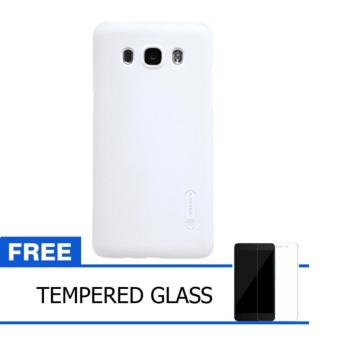 Nillkin For Samsung Galaxy J5 2016 / J5108 Super Frosted Shield Hard Case Original - Putih + Gratis Tempered Glass