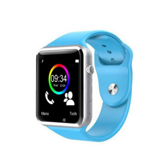 A1 Smartwatch 2016 A1 Smart Watch Bluetooth Smart Watch Waterproof Smart Watch For Iphone Android Cell phone 1.54 inch SIM Card (Blue) - intl