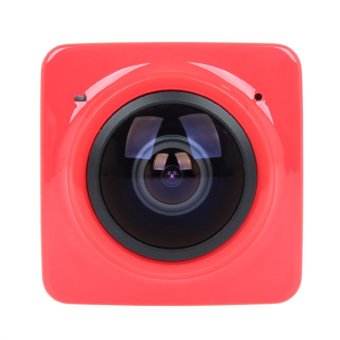Eyoyo Cube 360 Degree Sports Video Camera WiFi 1280*1042 Panorama Camera (Red)