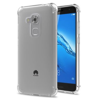 Huawei Nova Plus Clear Air Cushion Case Slim Soft Flexible TPU Bumper for Huawei Nova Plus Shock Absorbing Scratch Resistant Frame Cover with Protective Caps - intl
