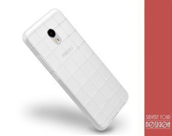 NOZIROH Meizu Pro 6s Flexible Silicon Cover PRO6S Ultra Thin Forested Colored Solft TPU Phone Case White Color