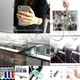 Gshop Multi Band Finger Ring Mobile Phone Smartphone Stand Holder For iPhone samsung Htc Sony Lg Xiaomi iPhone Mobile Phone Support