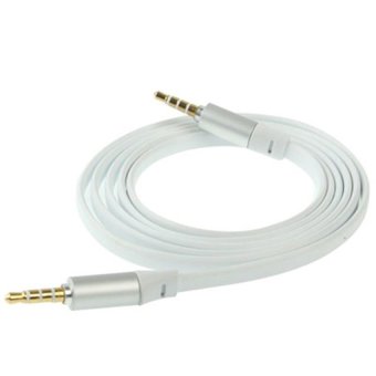 Aux Noodle StyleAudio Cable 3.5mm Jack Earphone Cable for Monster Beats Studio / Pro / Mixr / Solo HD - 1.2m - Putih