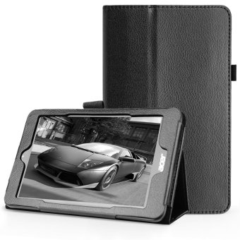 PU Leather Multi-Angle Stand Magnetic Smart Cover Case For Acer Iconia One 8 B1-810 8-Inch(Black) - intl