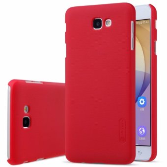 Nillkin Original Super Hard case Frosted Shield Matte cover case for Samsung Galaxy J7 Prime (On7 2016) - Merah + free screen protector
