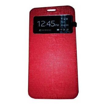 Ume Huawei Honor 4C Flip Shell / FlipCover / Leather Case / Sarung HP / View - Merah