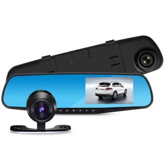 4.3 Full HD 1080P Auto Car DVR Rearview Mirrors Camera Video Recorder Dash Cam
