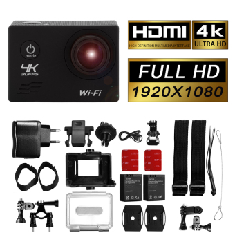 XCSource 4K 2\"\" HD 1080P WiFi 170 Sports Cam 12MP Action Camera HDMIVideo Recorder LF744 (Black)
