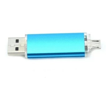 32G i-Flash Driver HD U-disk Lightning data for Android micro usb interface flash drive for PC/MAC(Blue)